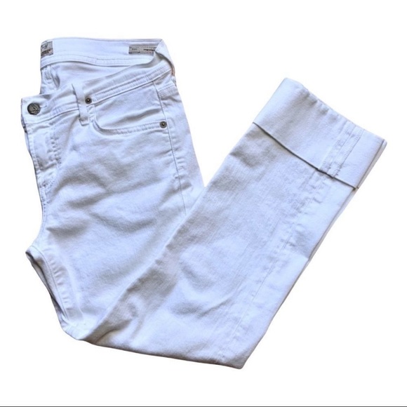 Citizens of Humanity cropped white Dani pant, size 28. Perfect for summer! Comfy - Picture 3 of 11